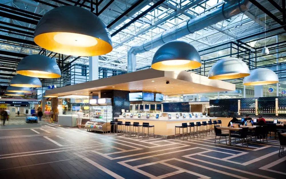 Restaurant on the airport