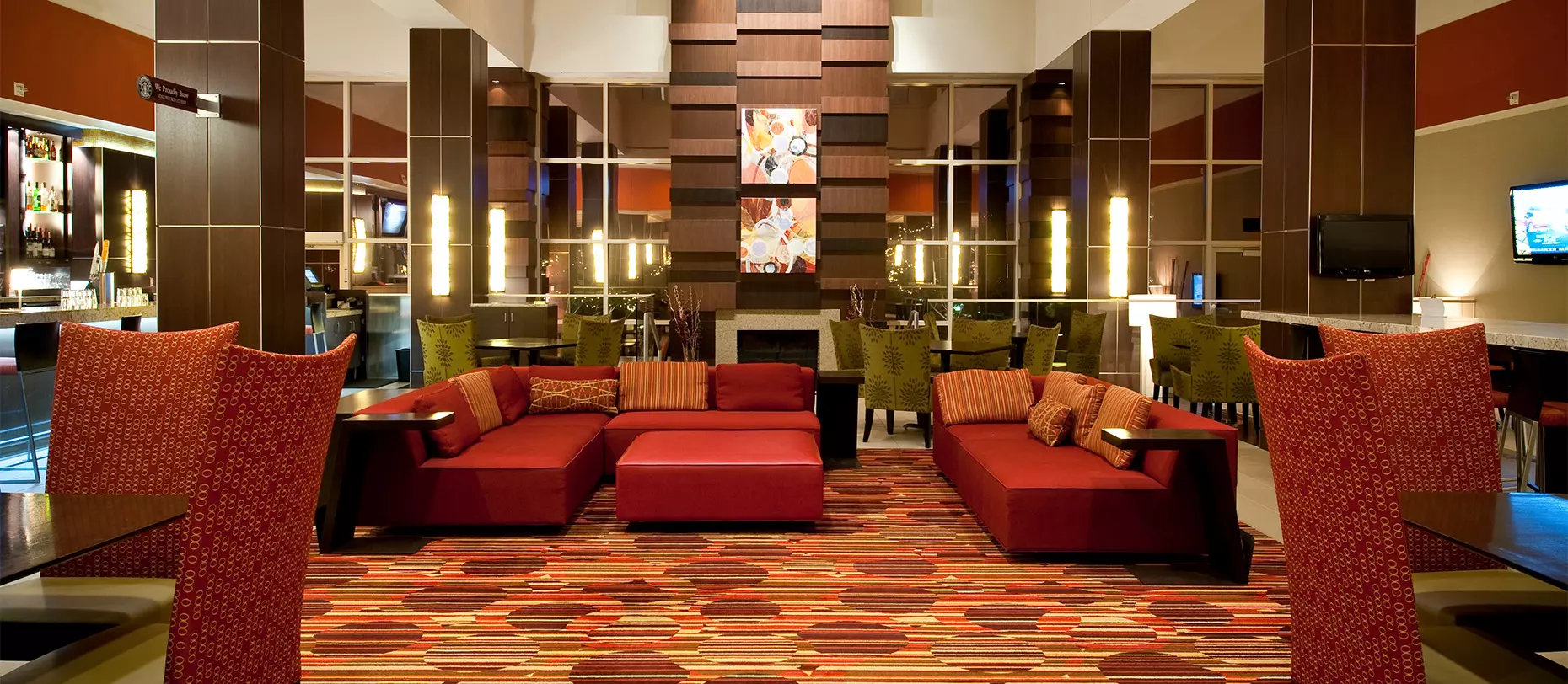 Marriott Hotel lobby