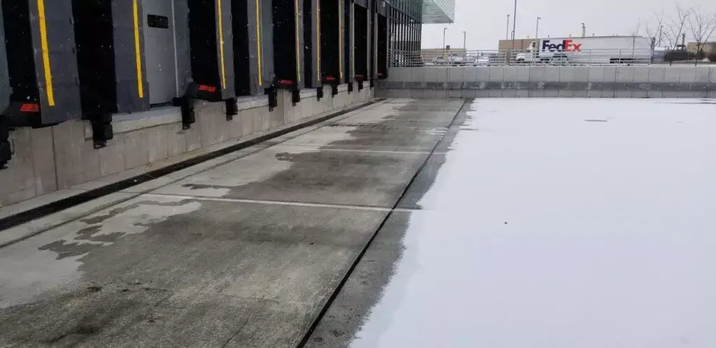 Loading Dock Concrete Snowmelt System
